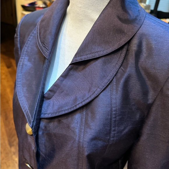Blazer Vintage Larry Levine Signature - Marron, Taille 4, Occasion Très Bon état